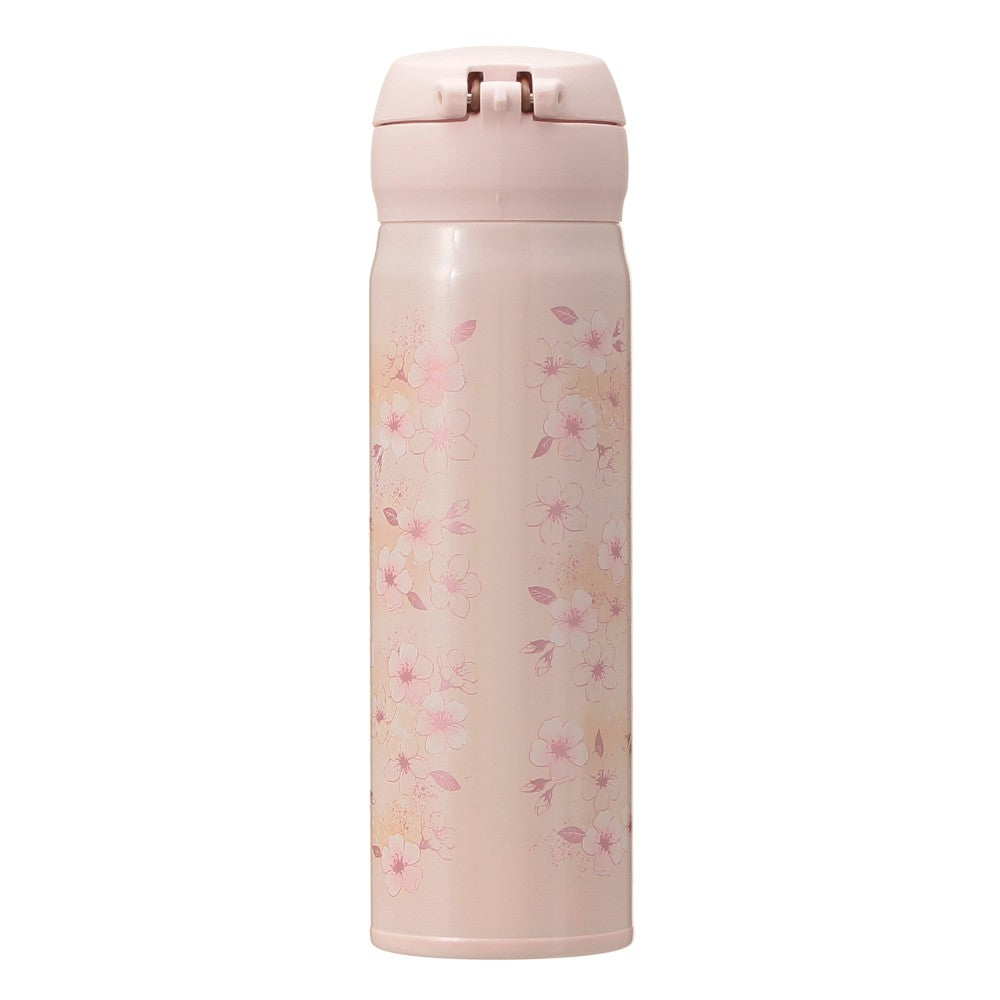 Starbucks Japan - Sakura 2026 - Handy Stainless Steel Bottle - Pink Beige - 500ml