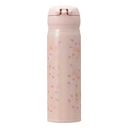 Starbucks Japan - Sakura 2026 - Handy Stainless Steel Bottle - Pink Beige - 500ml
