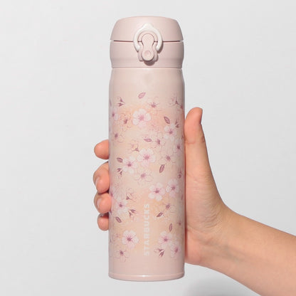 Starbucks Japan - Sakura 2026 - Handy Stainless Steel Bottle - Pink Beige - 500ml