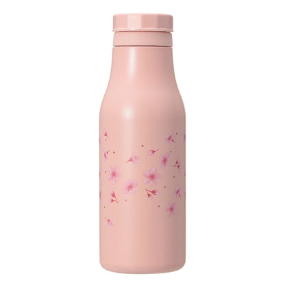 Starbucks Japan - Sakura 2026 - Stainless Steel Logo Bottle - Matte Pink - 473ml