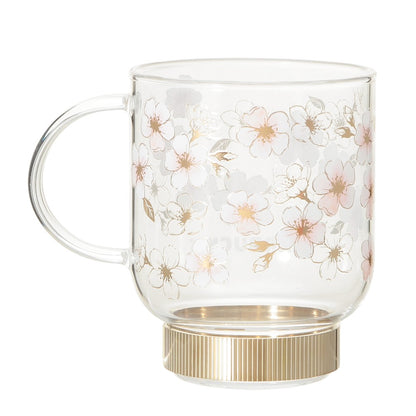 Starbucks Japan - Sakura 2026 - Heat-Resistant - Gold Glass Mug - 355ml