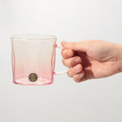 Starbucks Japan - Sakura 2026 - Heat-Resistant - Gradient Pink Glass Mug - 355ml