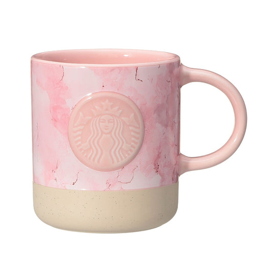Starbucks Japan - Sakura 2026 - Pink Marble Mug - 355ml