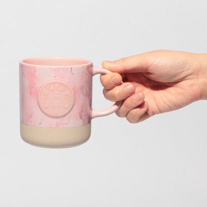 Starbucks Japan - Sakura 2026 - Pink Marble Mug - 355ml