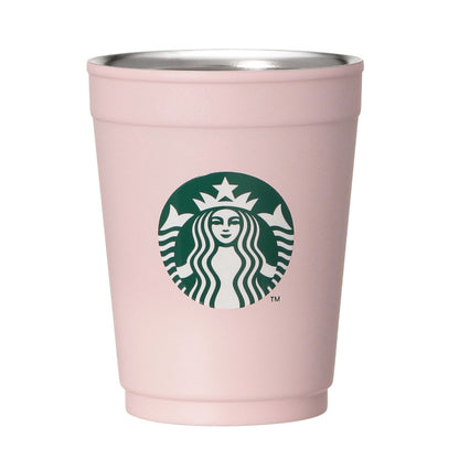 Starbucks Japan - Sakura 2026 - 2-Way Stainless Steel Cup / Holder - Matte Pink - 355ml