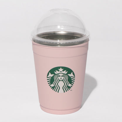 Starbucks Japan - Sakura 2026 - 2-Way Stainless Steel Cup / Holder - Matte Pink - 355ml