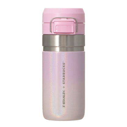 Starbucks Japan - Sakura 2026 - Stanley - Holographic Pink - Stainless Steel Bottle - 473ml