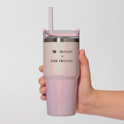 Starbucks Japan - Sakura 2026 - Stanley - Holographic Pink - Stainless Steel Tumbler - 414ml