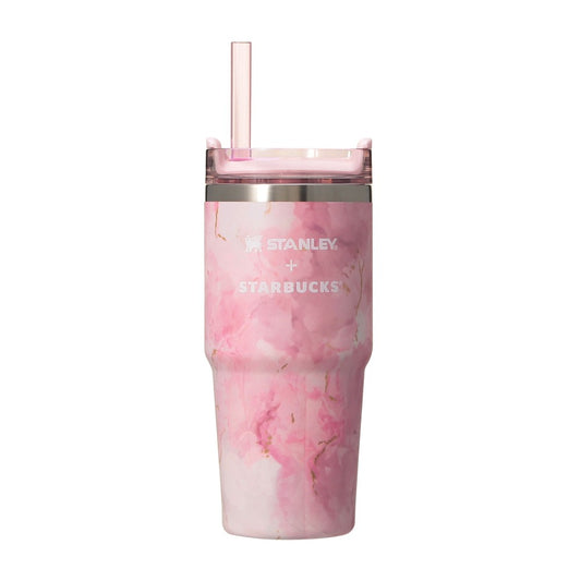 Starbucks Japan - Sakura 2026 - Stanley - Pink Marble - Stainless Steel Tumbler - 414ml