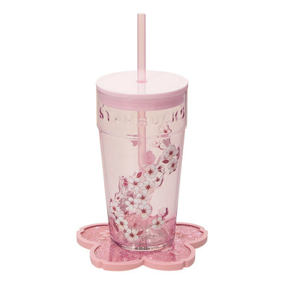 Starbucks Japan - Sakura 2026 - Glitter Pink Coaster