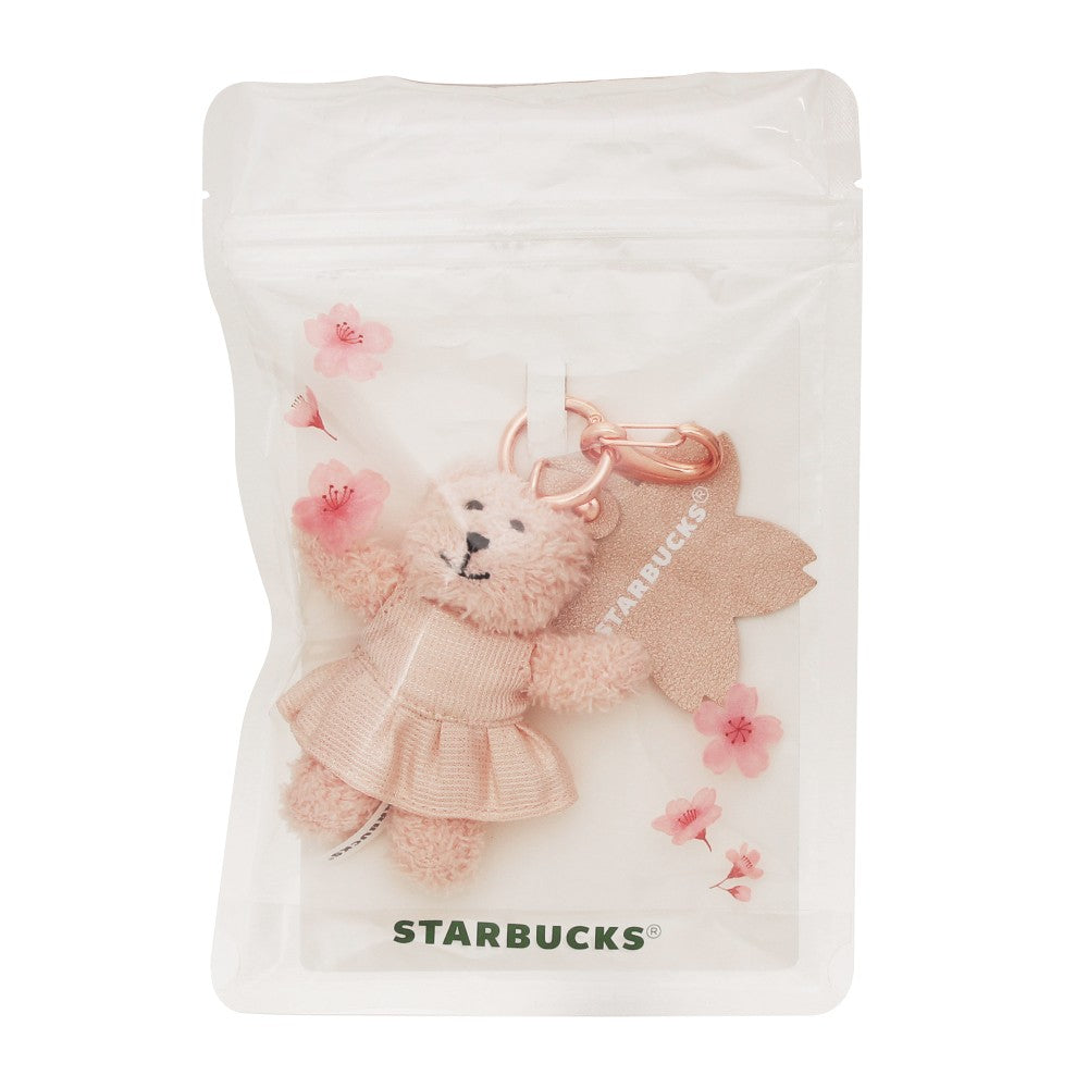 Starbucks Japan - Sakura 2026 - Bearista Plush Keychain