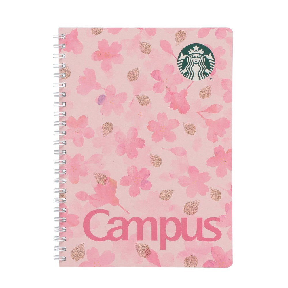 Starbucks Japan - Sakura 2026 - Campus - Pink Spiral Notebook