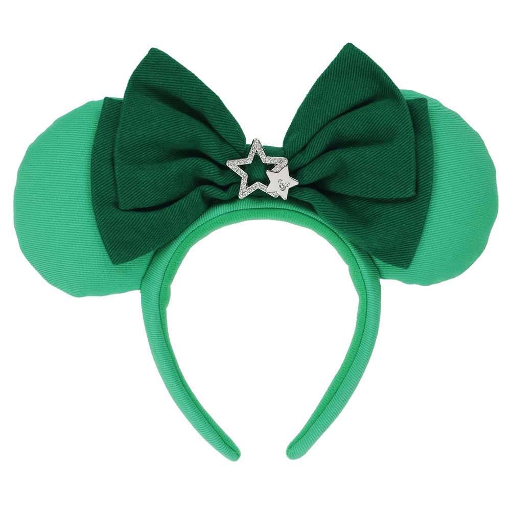 Tokyo Dinsey Resort - Green Rhinestone Minnie Ears