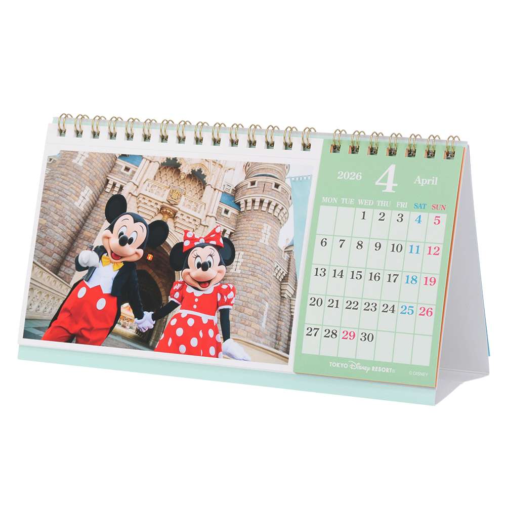 Tokyo Disney Resort - Mickey & Friends - 2026 Postcard Desk Calander