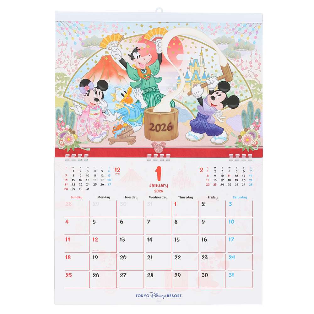 Tokyo Disney Resort - 2026 Wall Calander