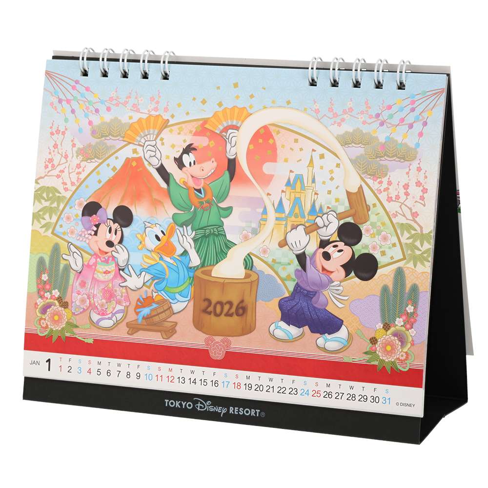 Tokyo Disney Resort - 2026 Postcard Desk Calander