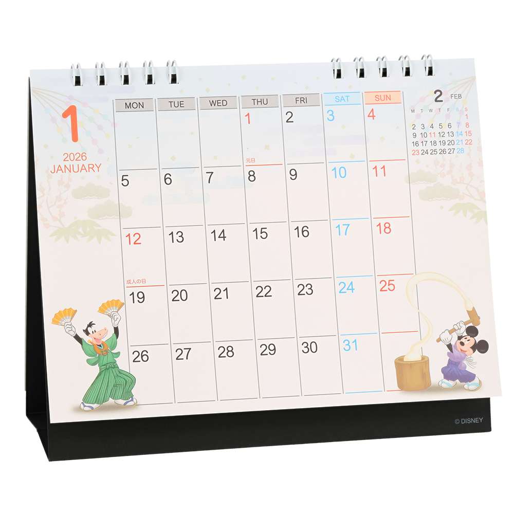Tokyo Disney Resort - 2026 Postcard Desk Calander