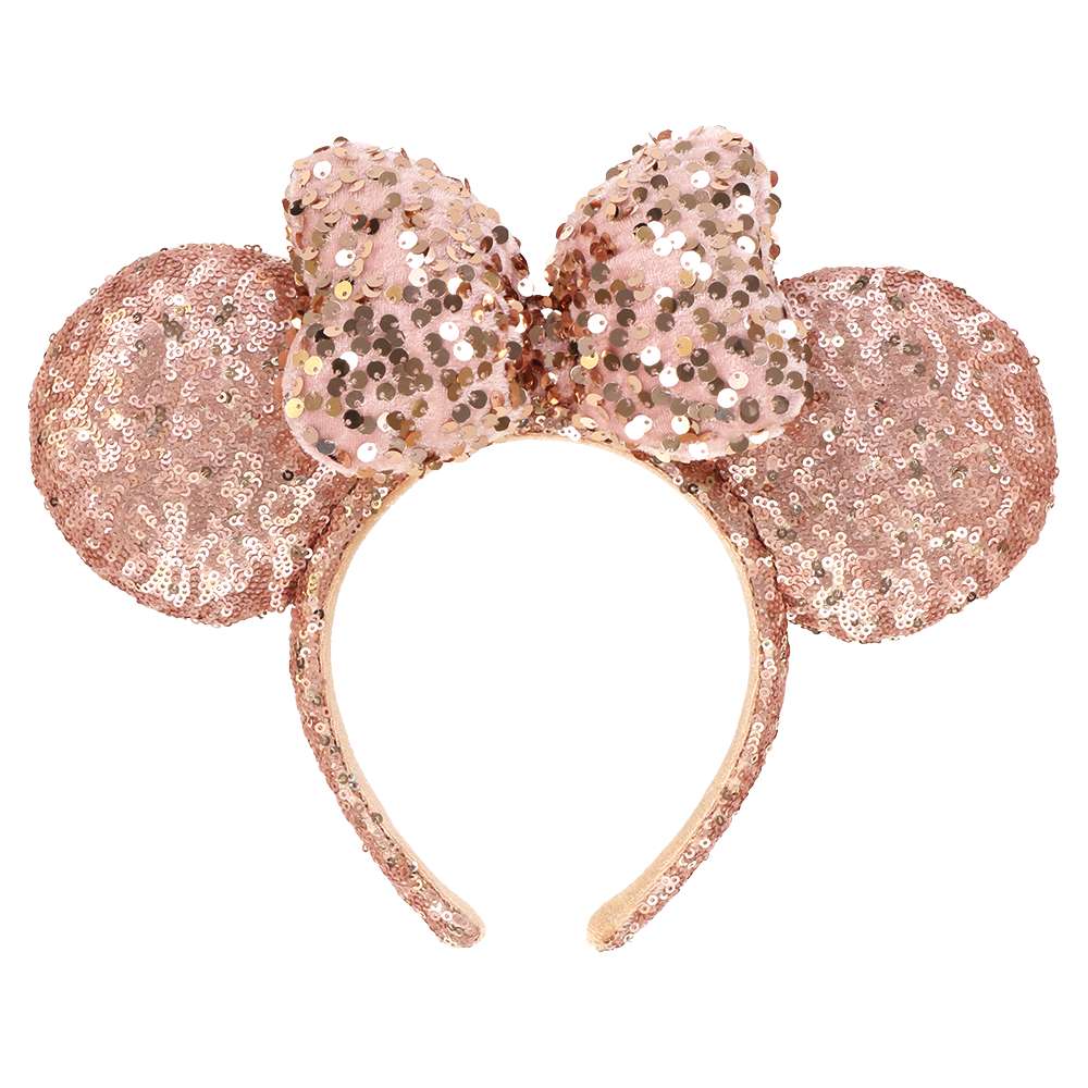 Tokyo Disney Resort - Rose Gold Sequin - Minnie Ears