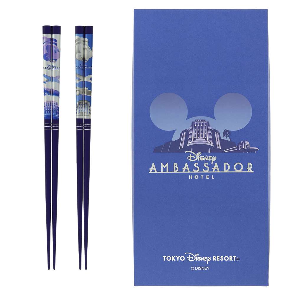Tokyo Disney Resort - Disney's Ambassador Hotel - 2 Set Chopsticks - 23cm