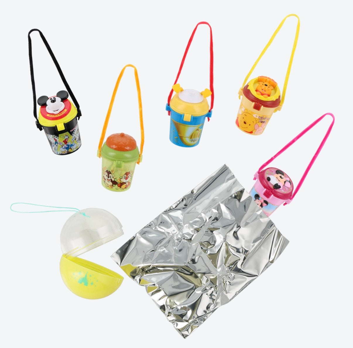 Tokyo Disney Resort - Capsule Toy Popcorn Bucket - Blind Bag / Keychain