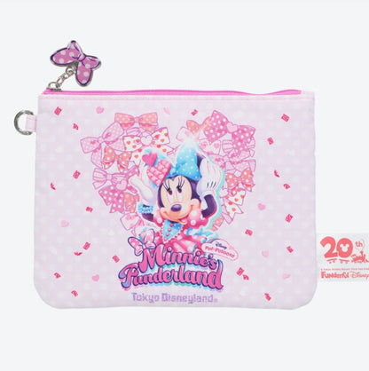Tokyo Disney Resort - Funderful Disney Fan Club Limited - Minnie Mouse - Funderland Pal-Palooza Pouch Set