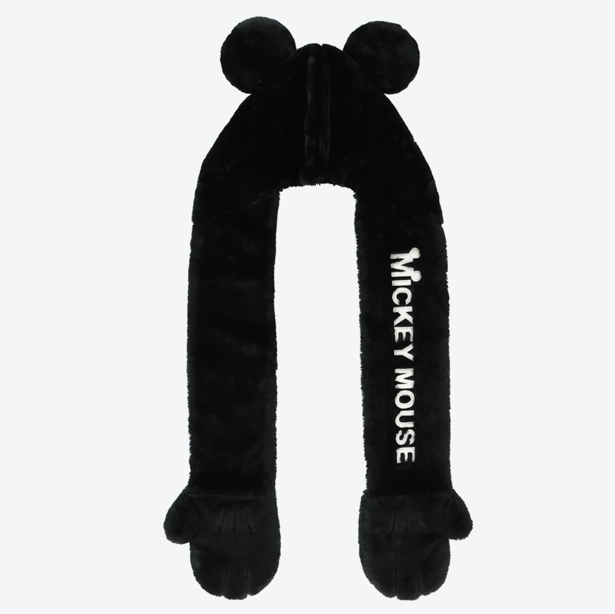 Tokyo Disney Resort - Mickey Mouse - Furry Hooded Scarf with Mittens