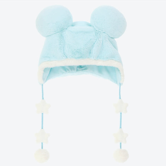 Tokyo Disney Resort - Blue Pompom - Mickey Mouse Fan Cap