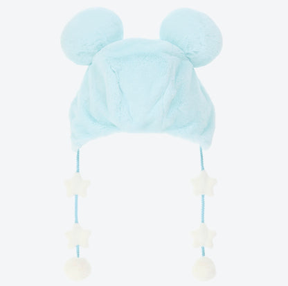 Tokyo Disney Resort - Blue Pompom - Mickey Mouse Fan Cap