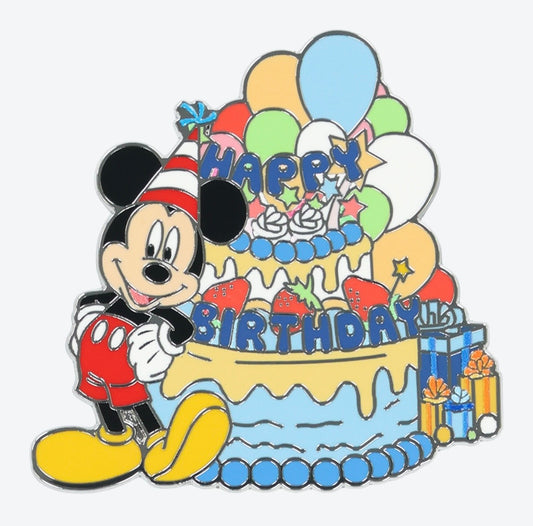 Tokyo Disney Resort - Mickey Mouse - Happy Birthday Pin