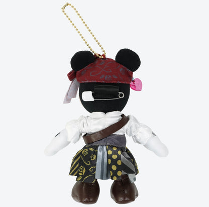 Tokyo Disney Resort - Pirates of the Caribbean - Minnie Mouse Plush Keychain / Pin