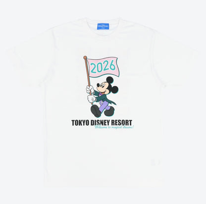 Tokyo Disney Resort - Disney Flags 2026 - Mickey Mouse - Unisex T-shirt