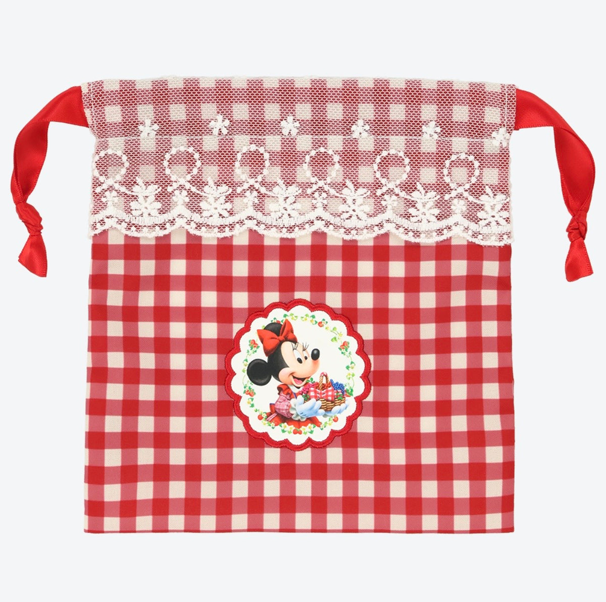 OCT 8 PREORDER - Tokyo Disney Resort - Minnie Mouse - Berries Design - Drawstring Bag