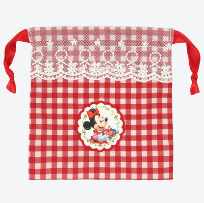 OCT 8 PREORDER - Tokyo Disney Resort - Minnie Mouse - Berries Design - Drawstring Bag