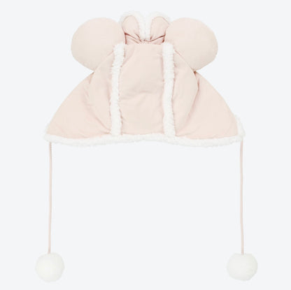 OCT 8 PREORDER - Tokyo Disney Resort - Fluffy Cream Winter - Minnie Ears Fan Cap