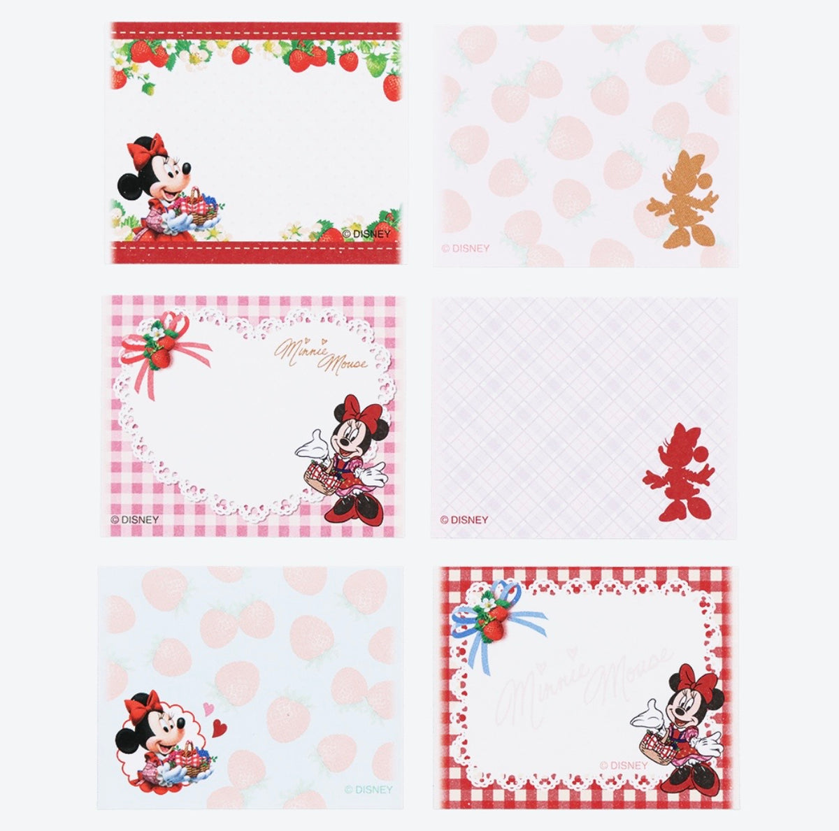 OCT 8 PREORDER - Tokyo Disney Resort - Minnie Mouse - Berries Design - Sticker Roll
