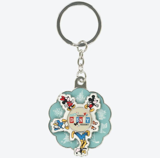 Tokyo Disney Resort - Mickey & Friends - Park Icons - Spinning Keychain