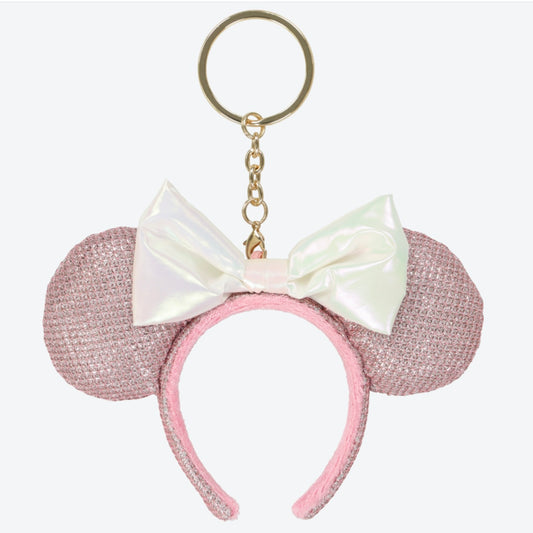 Tokyo Disney Resort - Minnie Ears - Pink Glitter - Ears Keychain