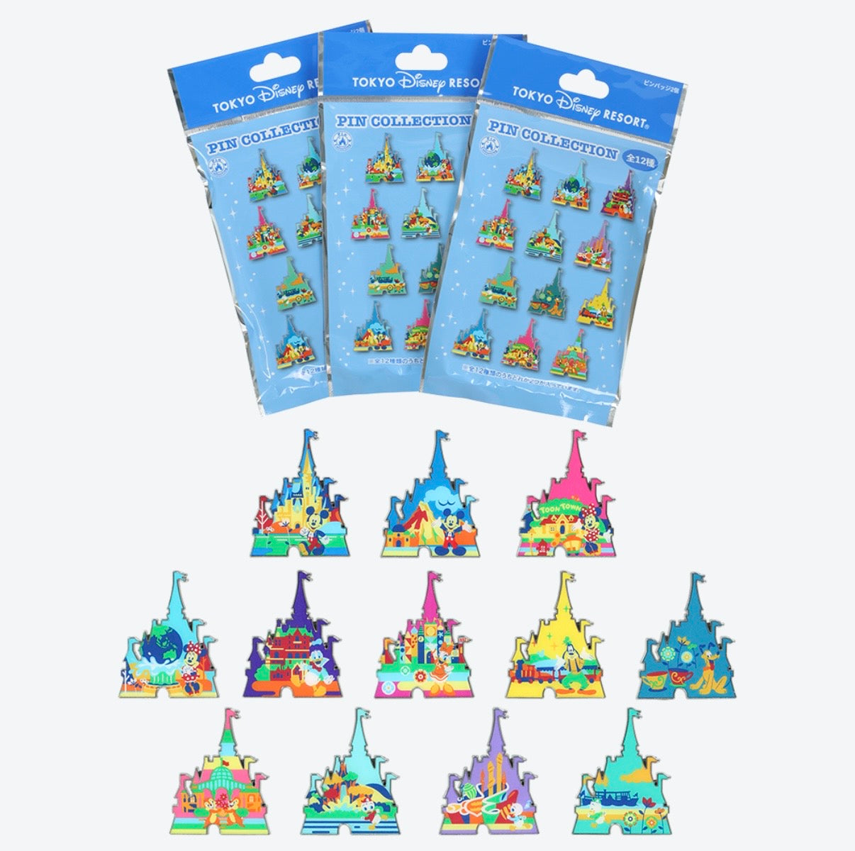 JAN 22 PREORDER - Tokyo Disney Resort - Cinderella Castle - 2 Pin Blind Box