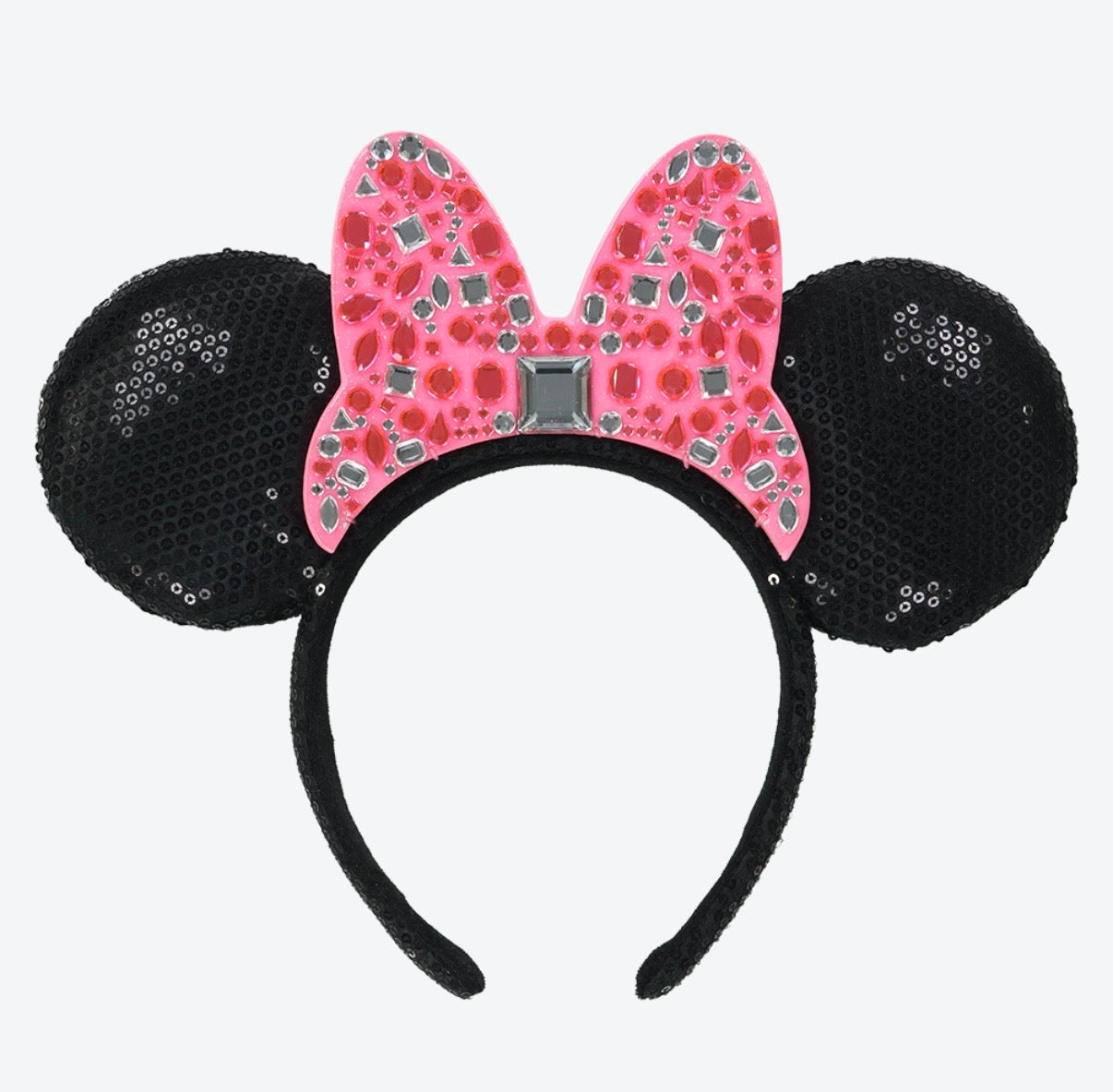 Tokyo Disney Resort - Black Sequin - Pink Diamond - Minnie Ears