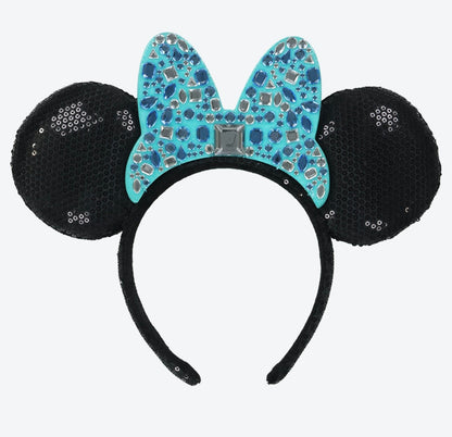 Tokyo Disney Resort - Black Sequin - Blue Diamond - Minnie Ears
