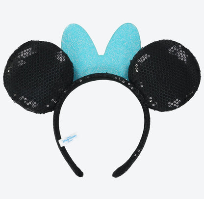 Tokyo Disney Resort - Black Sequin - Blue Diamond - Minnie Ears