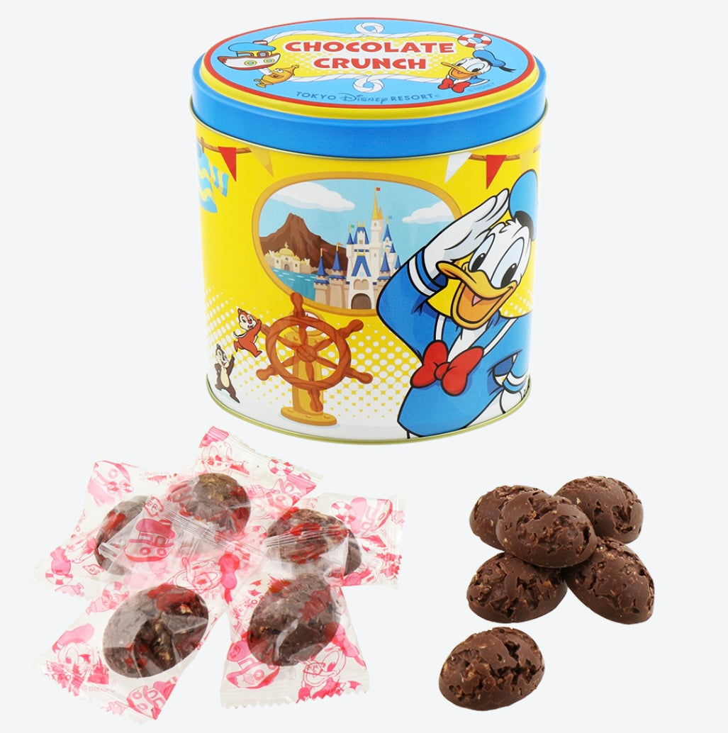 Tokyo Disney Resort - Donald - Chocolate Crunch Tin