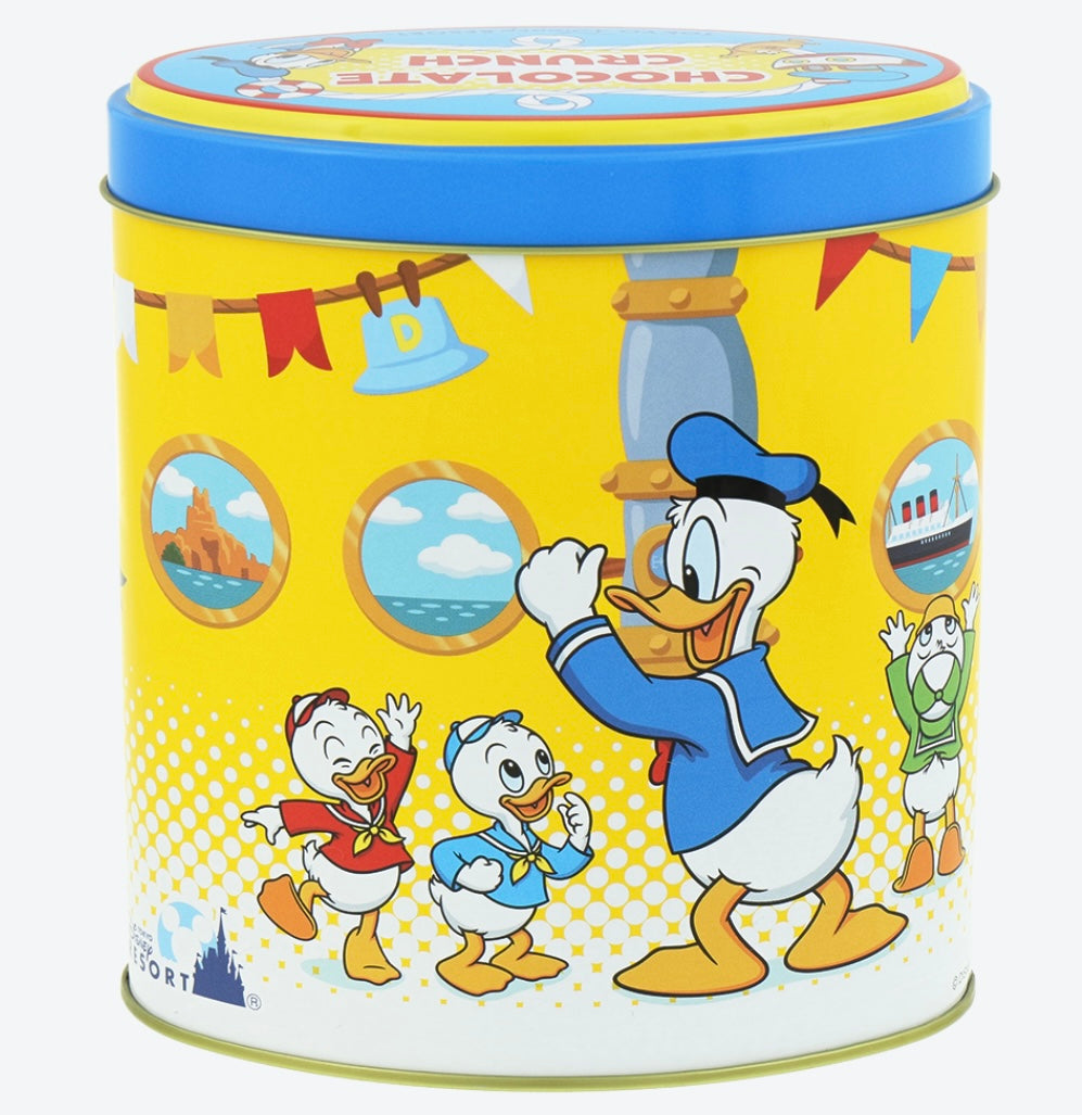 Tokyo Disney Resort - Donald - Chocolate Crunch Tin