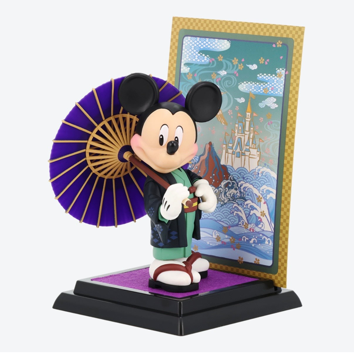 Tokyo Disney Resort - Mickey & Minnie Mouse - Japanese Kimono Figure Set