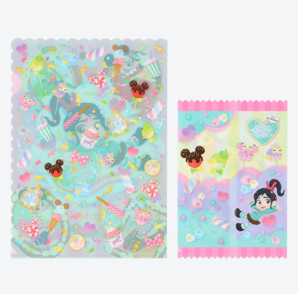 Vanellope's Sweet Pop World - Clear Files - 2 Set