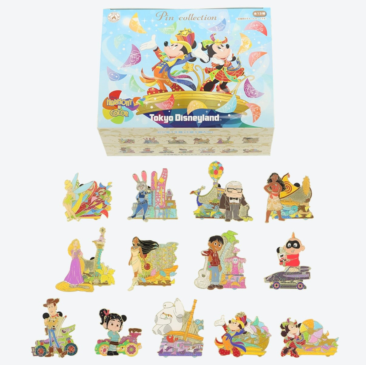 Tokyo Disney Resort - Harmony in Color - Pin Blind Bag - Full Set