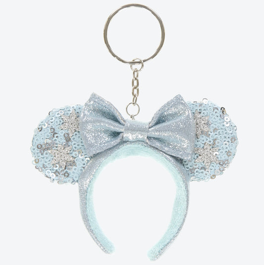 Tokyo Disney Resort - Minnie Ears - Fantasy Springs - Frozen Elsa - Ears Keychain