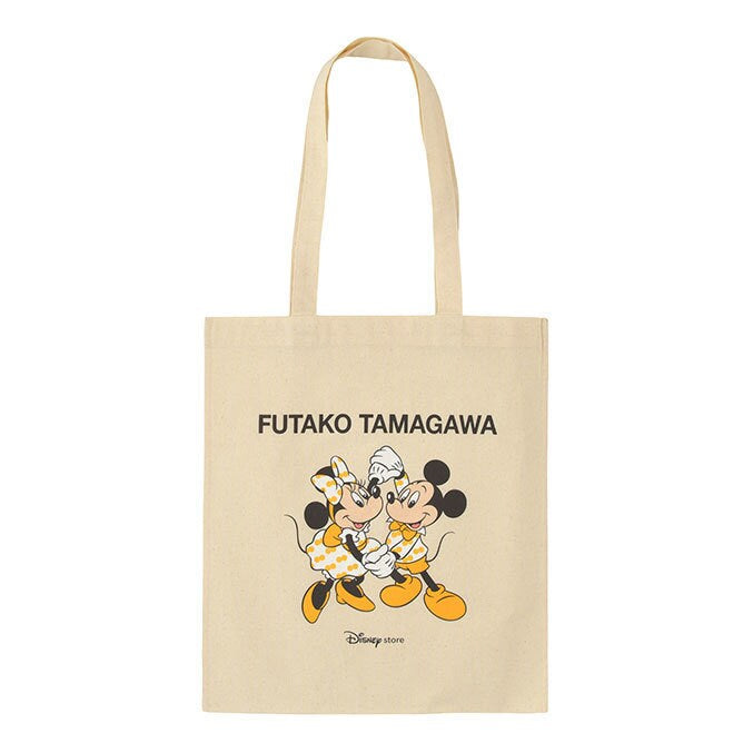 Japan Disney Store - New Store Opening Exclusive (Futako Tamagawa) - Mickey & Minnie Mouse - Tote Bag