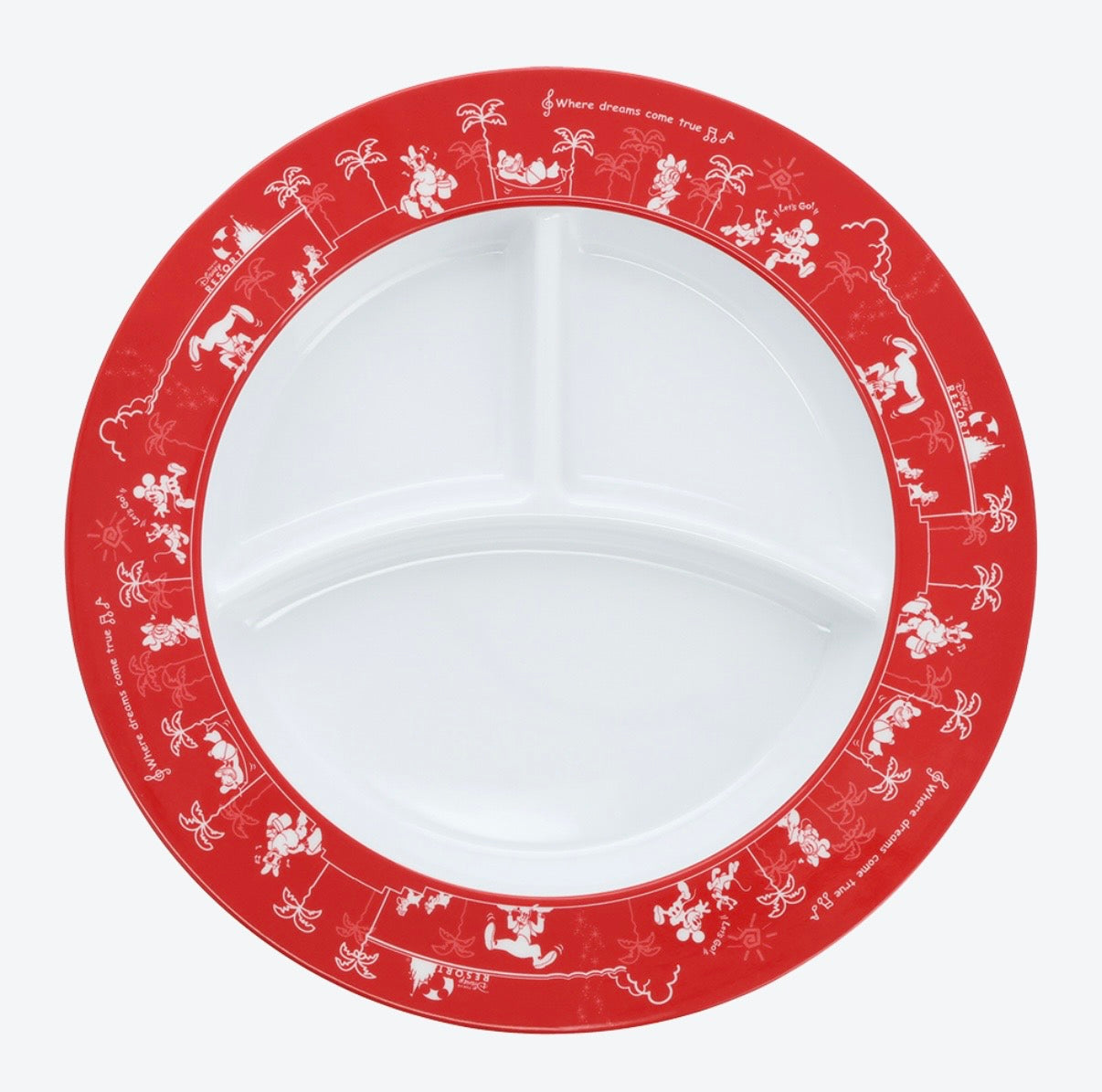 Tokyo Disney Resort - Mickey Mouse - Plate - Park Food Design