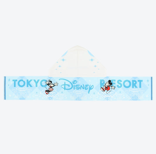 Tokyo Disney Resort - Mickey & Minnie Mouse - Coolcore - Hooded Cooling Towel